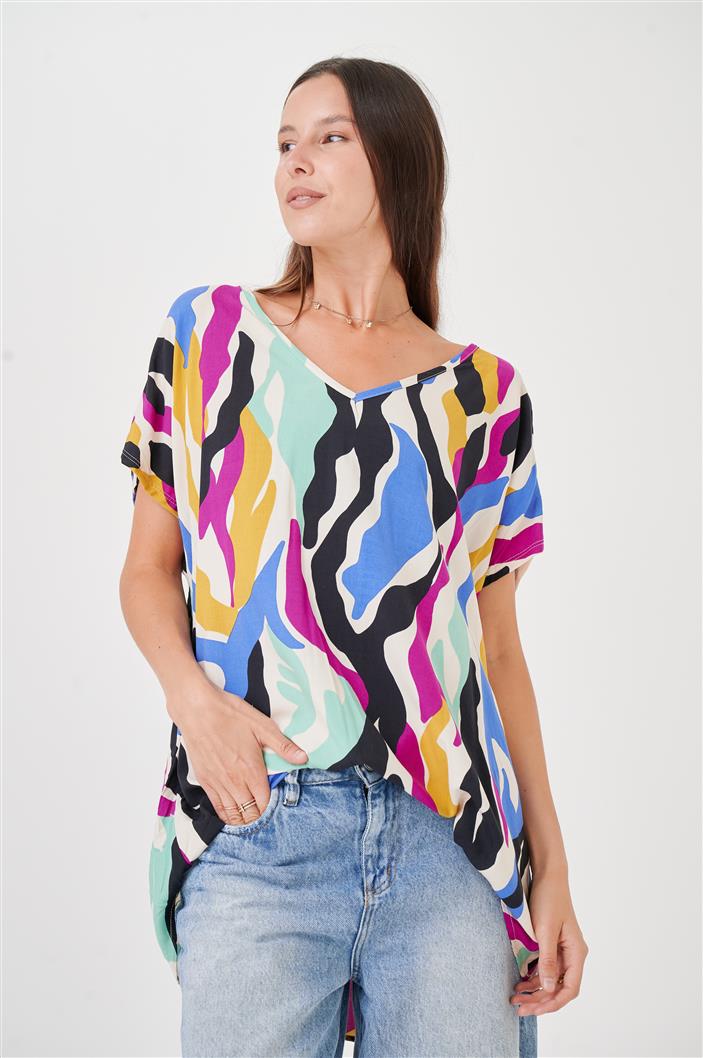 Blusa Amplia Laisa Harbour Escote V