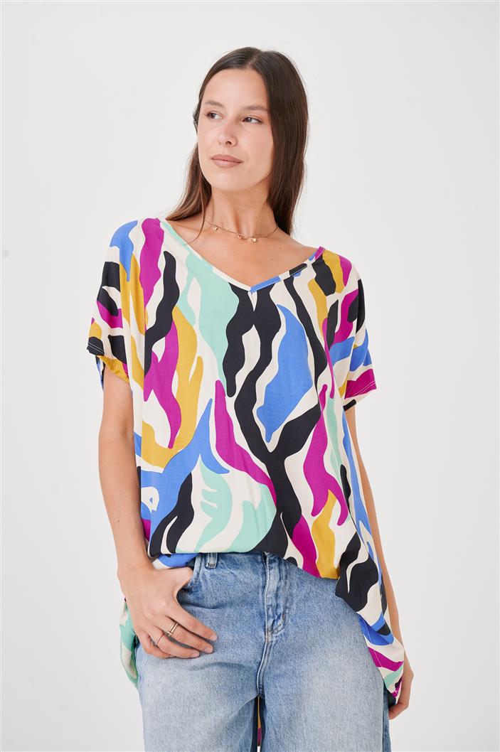 Blusa Amplia Laisa Harbour Escote V