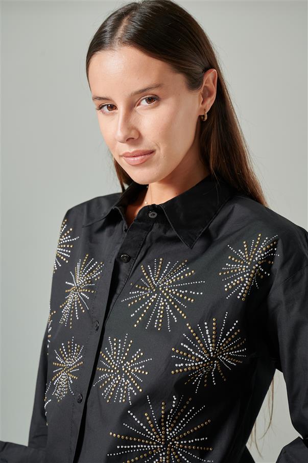 Camisa Nice Poplin con Hotfix GUK70007
