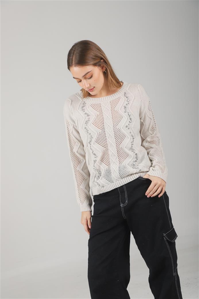 Sweater Valentina Tejido c/ piedras GUL664