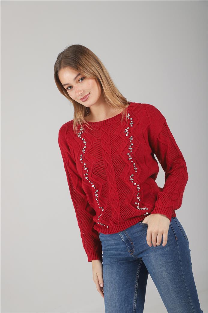 Sweater Valentina Tejido c/ piedras GUL664