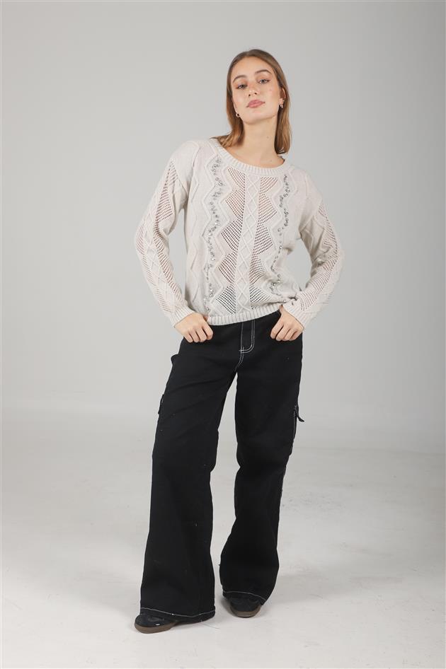 Sweater Valentina Tejido c/ piedras GUL664