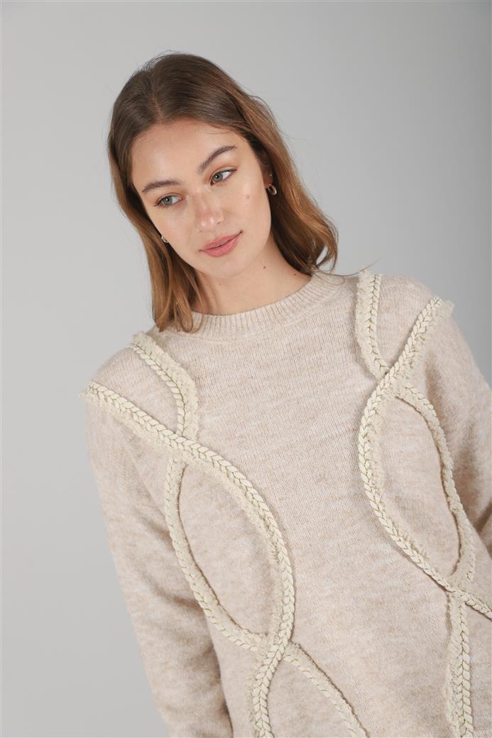 Sweater Trenzas Snake C/ Bordado GUL677