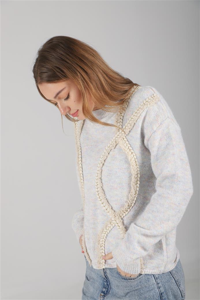Sweater Trenzas Snake C/ Bordado GUL677
