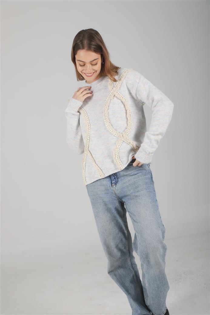 Sweater Trenzas Snake C/ Bordado GUL677