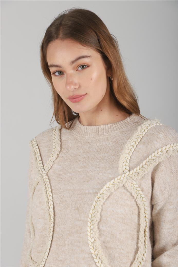 Sweater Trenzas Snake C/ Bordado GUL677