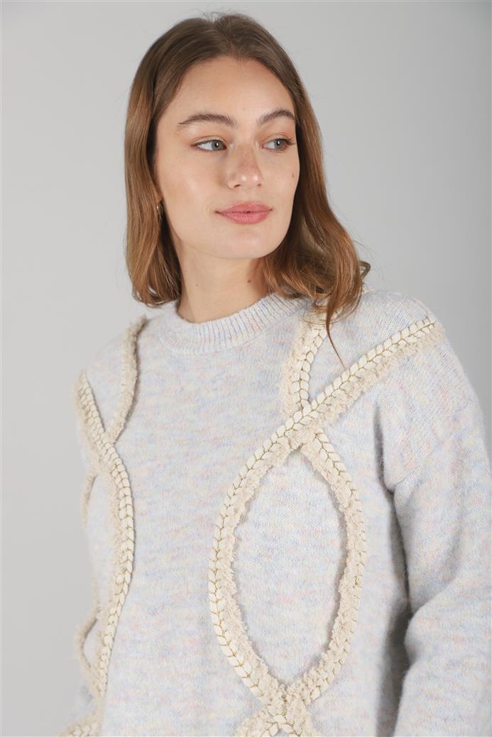 Sweater Trenzas Snake C/ Bordado GUL677