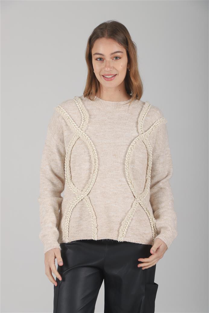 Sweater Trenzas Snake C/ Bordado GUL677