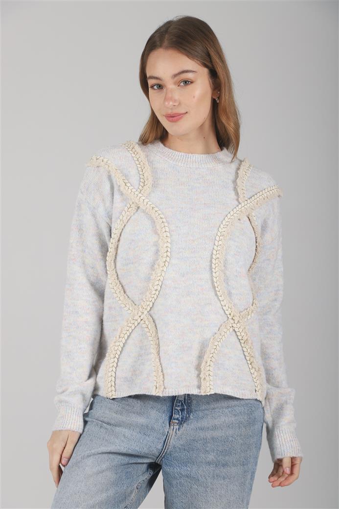Sweater Trenzas Snake C/ Bordado GUL677
