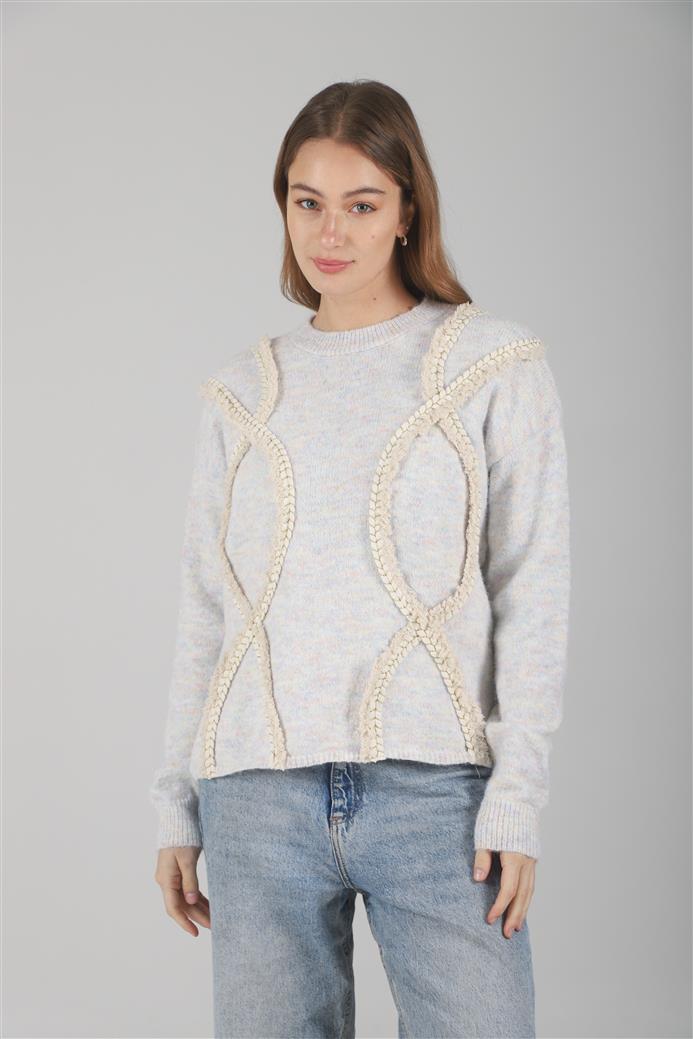 Sweater Trenzas Snake C/ Bordado GUL677