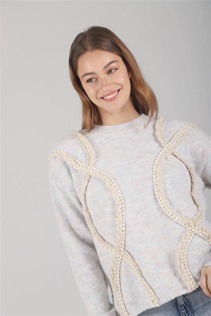 Sweater Trenzas Snake C/ Bordado GUL677