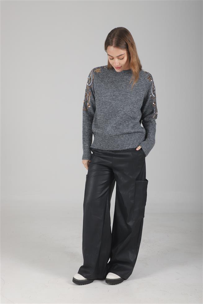 Sweater Vitro Bordado c/ Lentejuelas GUL671
