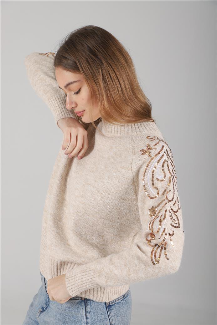 Sweater Vitro Bordado c/ Lentejuelas GUL671