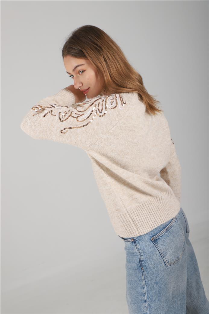 Sweater Vitro Bordado c/ Lentejuelas GUL671