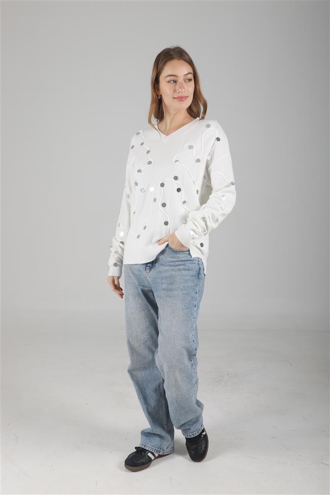 Sweater Pelican Bremer c/ Bordado y Aplique GUL678