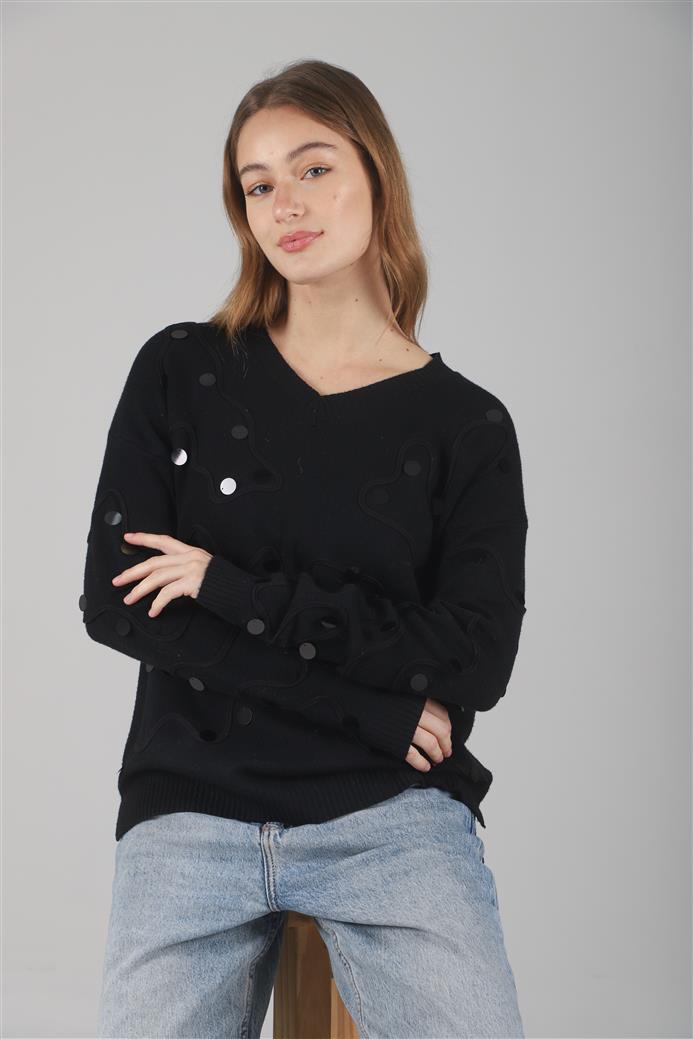 Sweater Pelican Bremer c/ Bordado y Aplique GUL678