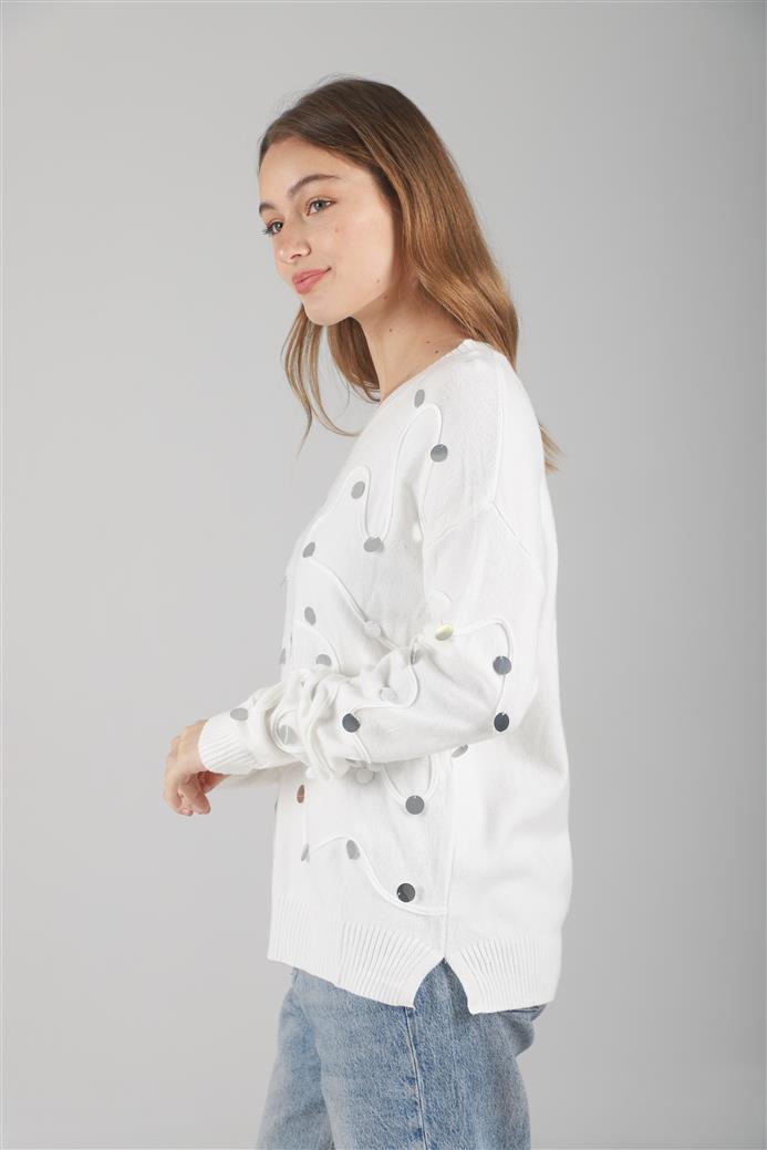 Sweater Pelican Bremer c/ Bordado y Aplique GUL678