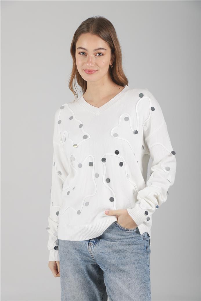 Sweater Pelican Bremer c/ Bordado y Aplique GUL678