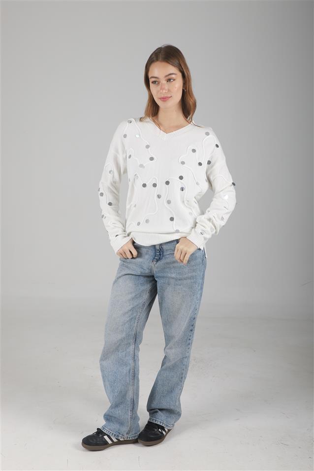Sweater Pelican Bremer c/ Bordado y Aplique GUL678