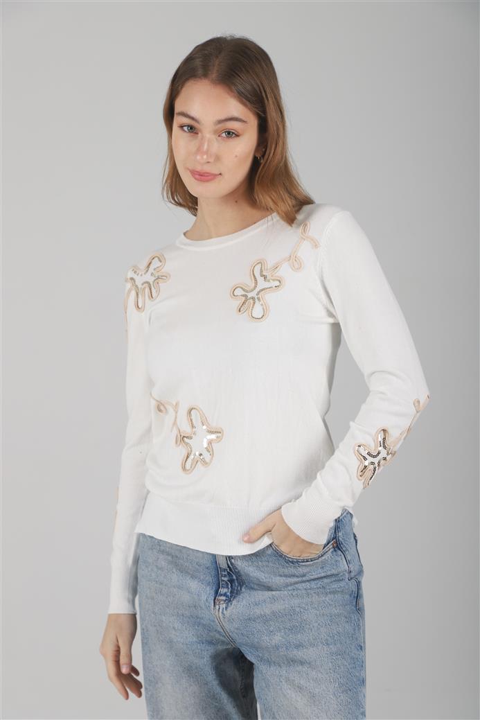 Sweater FENNY Bremer Bordado c/ Lentejuelas GUL682