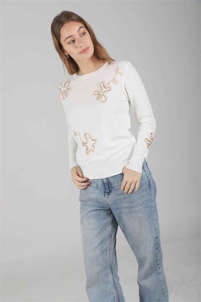 Sweater FENNY Bremer Bordado c/ Lentejuelas GUL682
