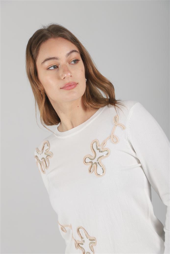Sweater FENNY Bremer Bordado c/ Lentejuelas GUL682