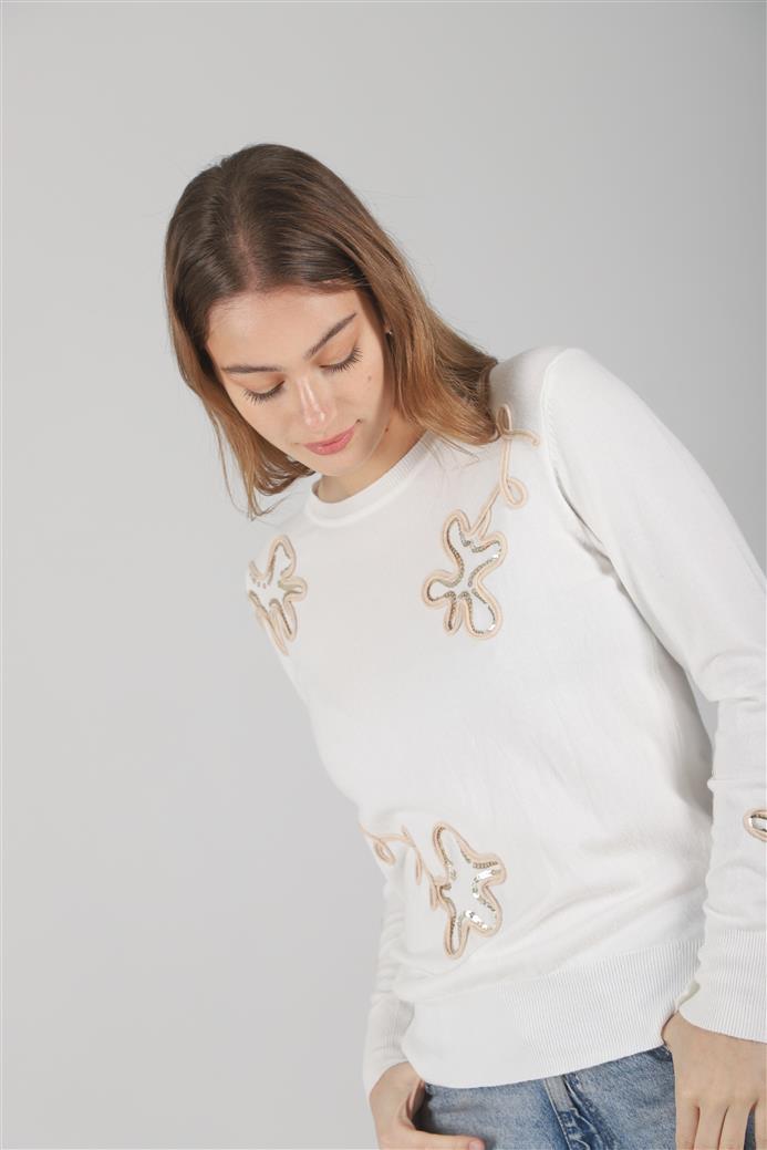 Sweater FENNY Bremer Bordado c/ Lentejuelas GUL682