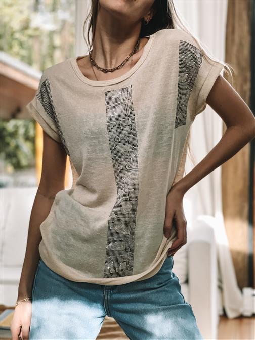 Remera Reina Cream